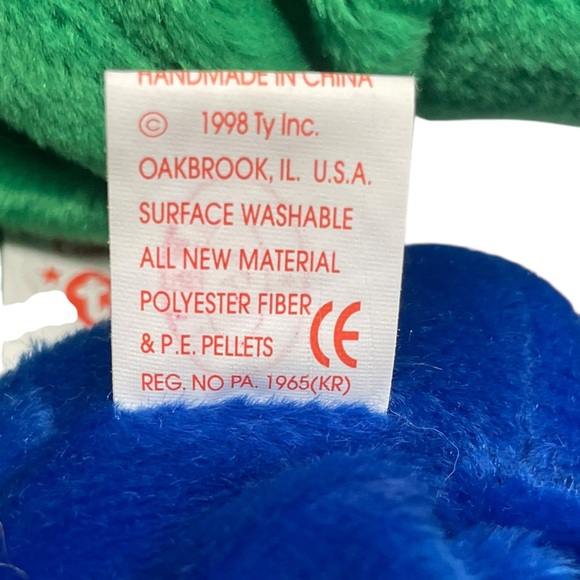 The Beanie Babies
Collection® Bear Trio - Tan, Green, and Blue - Picture 10 of 12